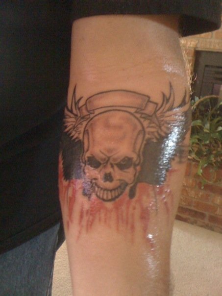 Skull Tattoo Skull Tattoo on Forearm