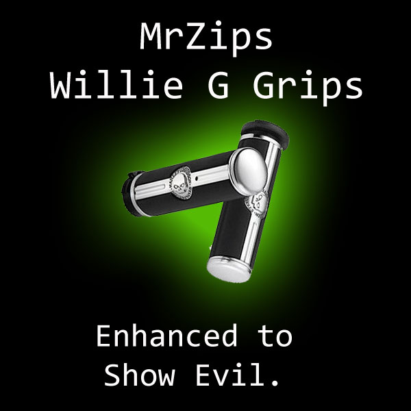 Willie G Hand Grips - Harley Davidson Willie G Hand Grips