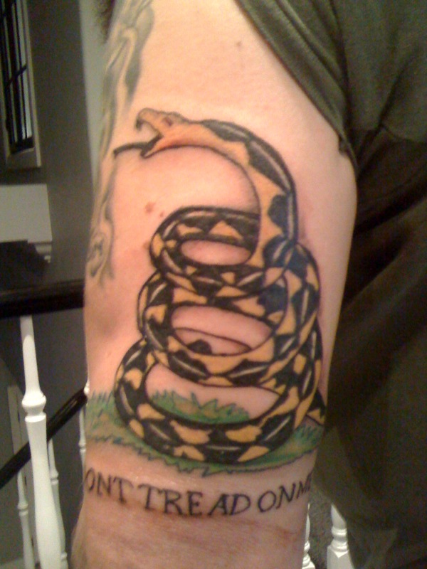 Like my tattoo says Don't tread on me It's all about the kids