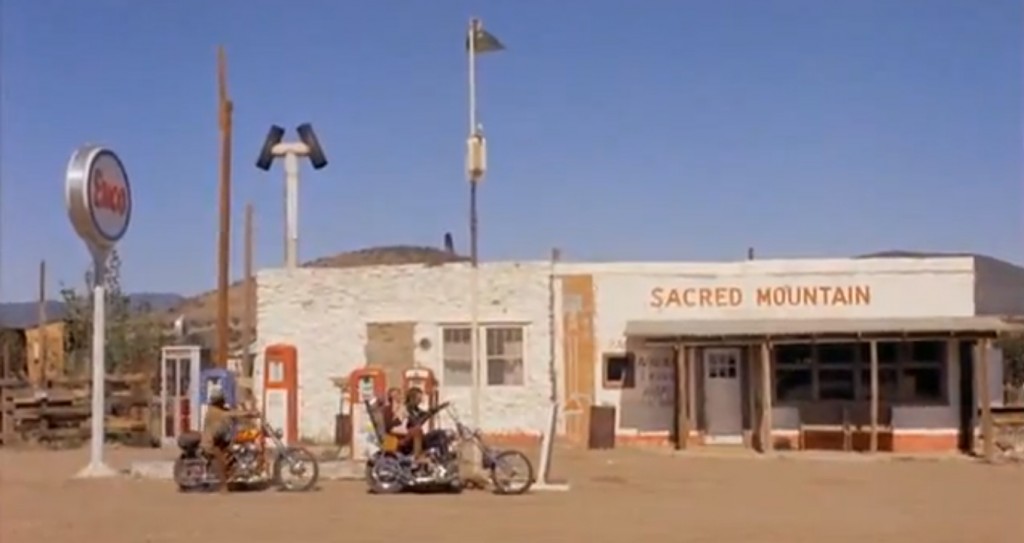 Easy Rider Route Tour Sacred Mountain Gas Station