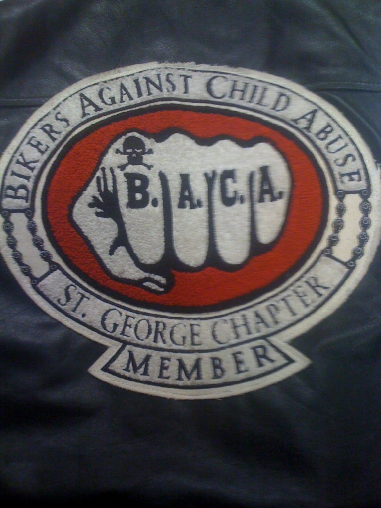 Officially a Member of the St. George Chapter of Bikers Against Child Abuse