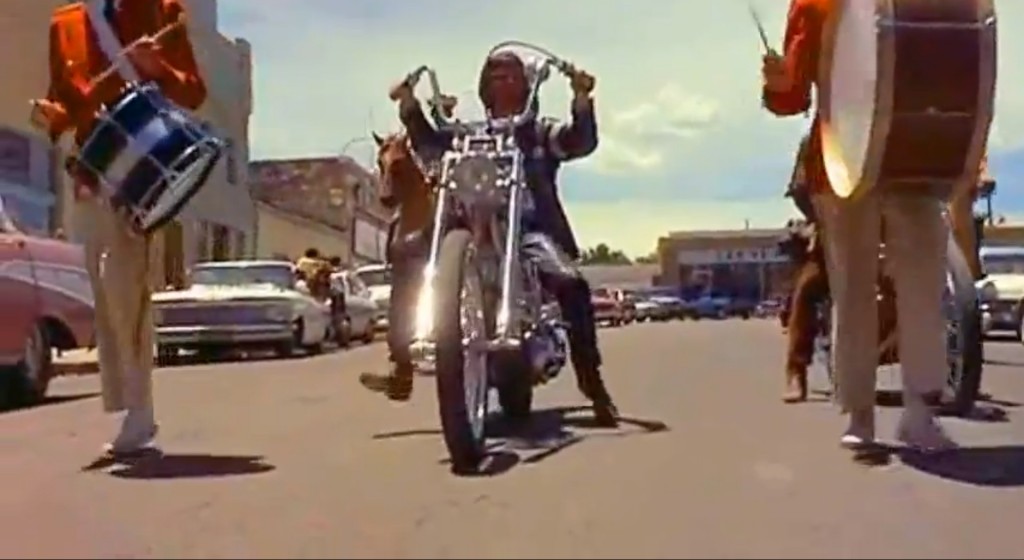 Easy Rider Parade Scene Las Vegas New Mexico 1