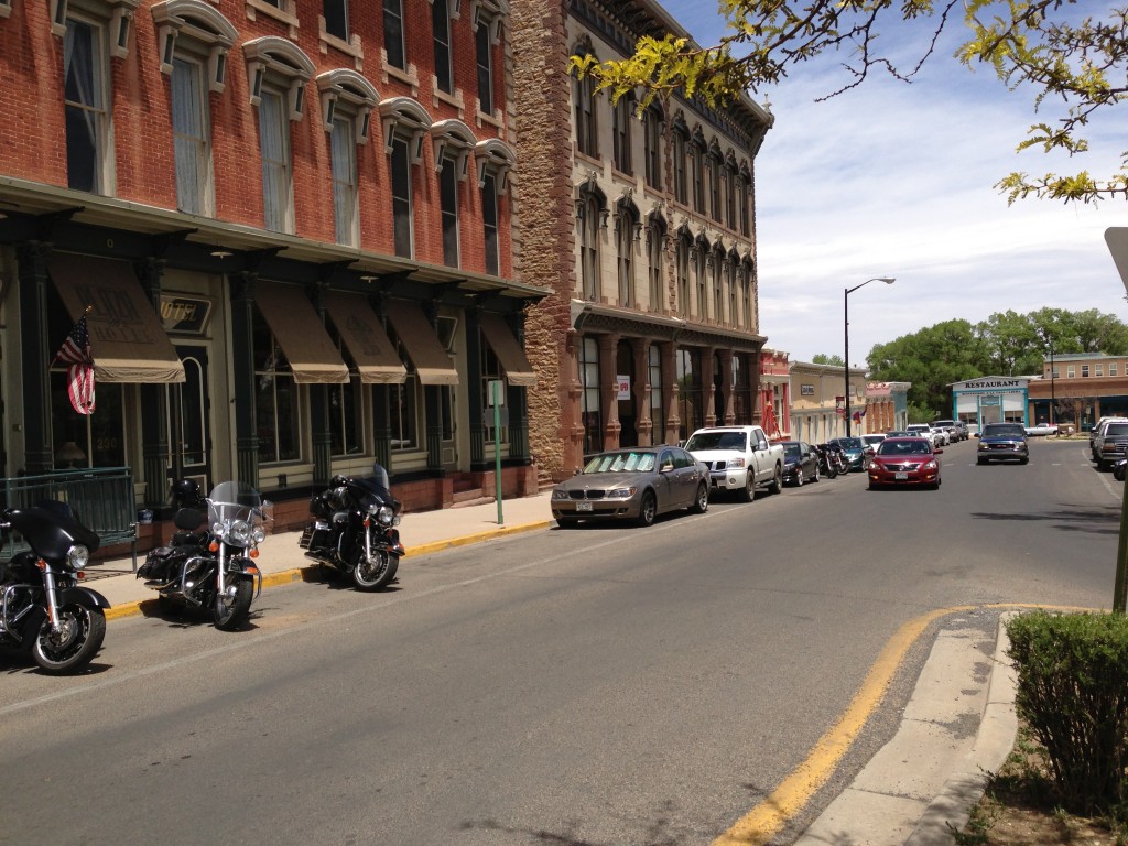 Parading without a permit in 2013 from the movie location Easy Rider