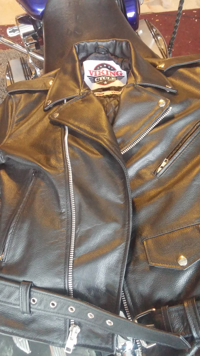 Angel Fire Men's Motorcycle Leather Jacket - Viking Cycle